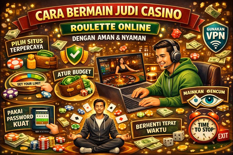Cara Bermain Judi Casino Roulette Online dengan Aman dan Nyaman